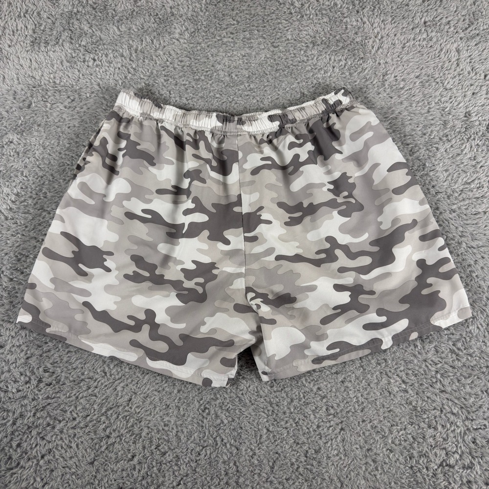 Gymshark Arrival Camo Shorts Mens XXL Grey White Camouflage Athletic Training - Picture 3 of 7